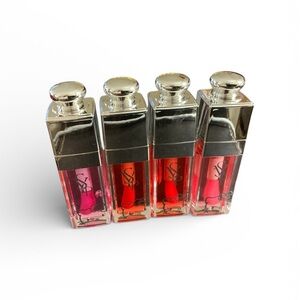 Hello Kitty Lip Gloss Set - Pink and Red Shades New